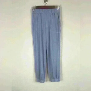 Fabletics ResoreKnit Tapered Lounge Paint in Faded Denim Women's XS NWT